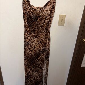 Forever 21 | Dresses | Forever 2 Womens Leopard Print Sleeveless Maxi Dress  Size Small | Poshmark